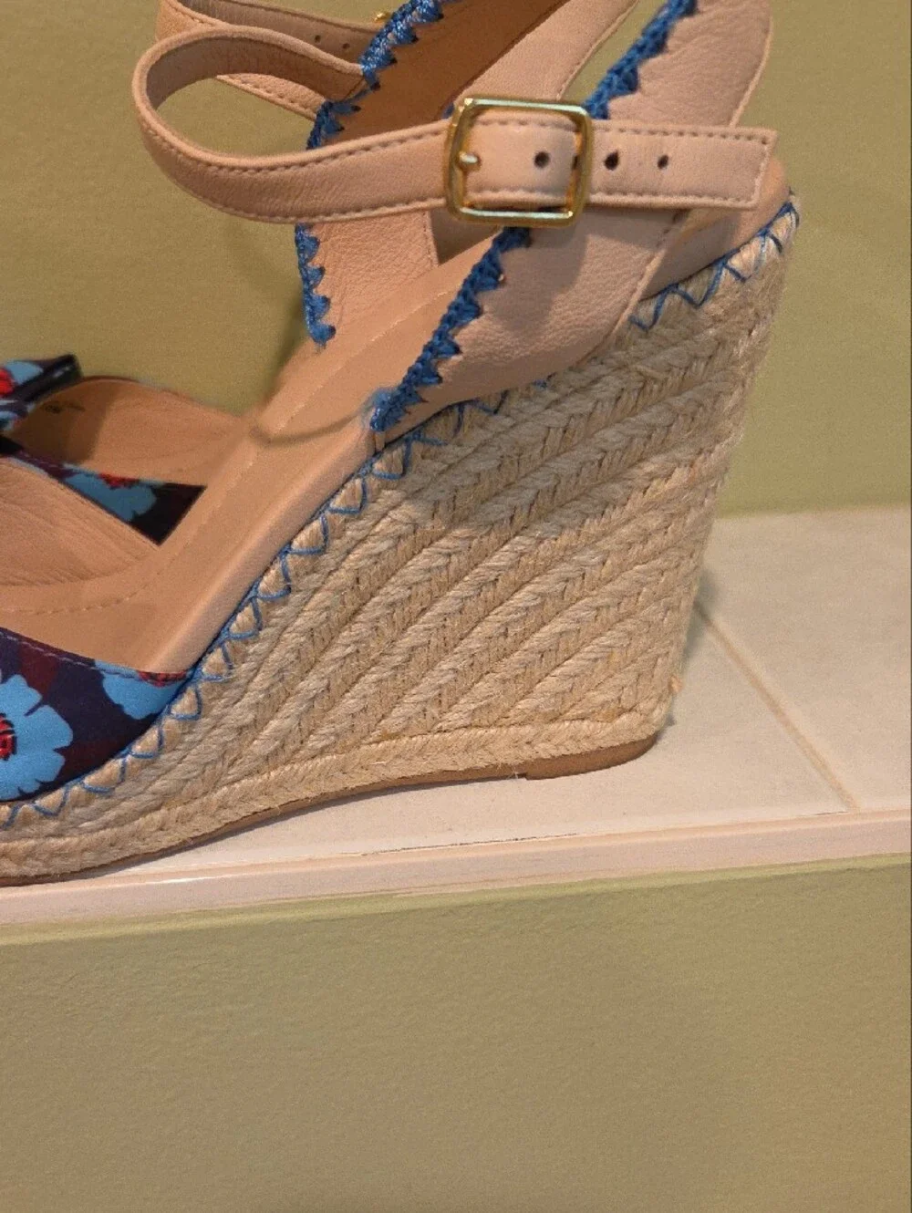 Kate Spade Floral Wedge Sandals